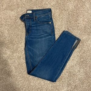 MADEWELL High Rise Skinny with side slit